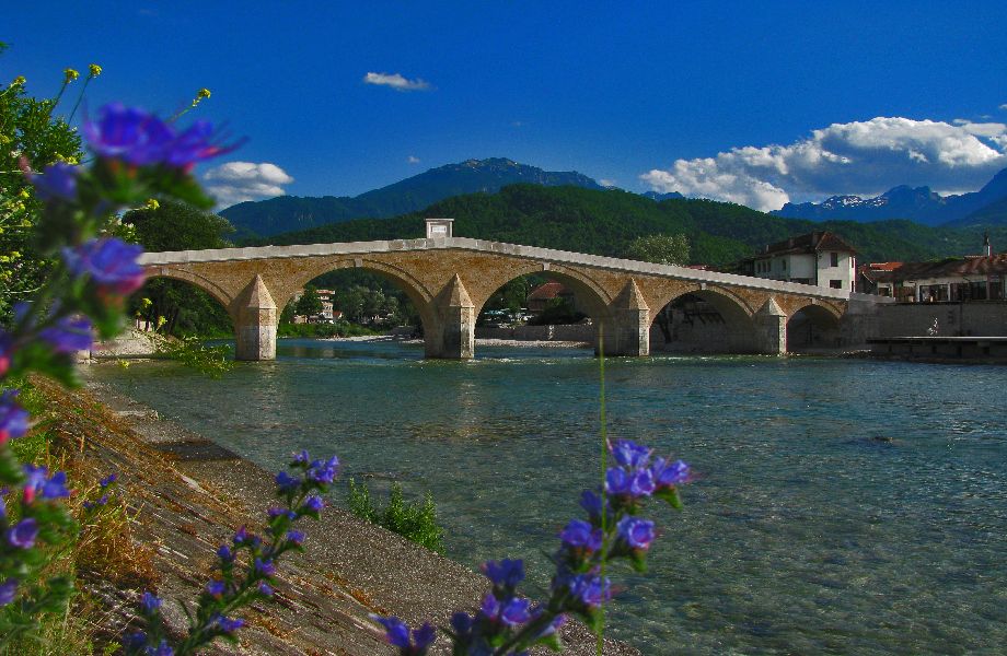Stone bridge in Konjic with Maestral Travel Agency