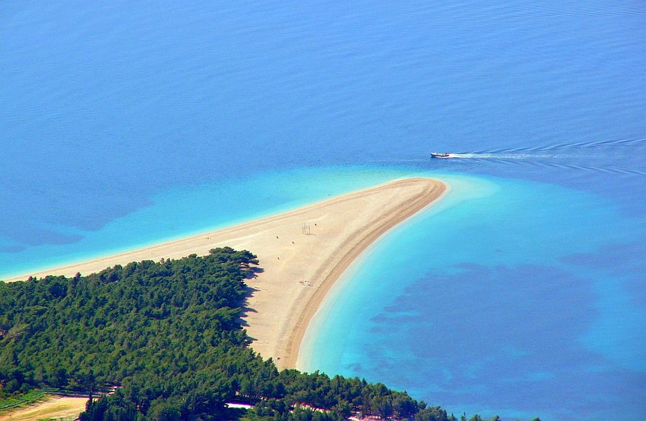 Golden Cape Beach in Bol, Island Brac, Croatia with Maestral Travel Agency